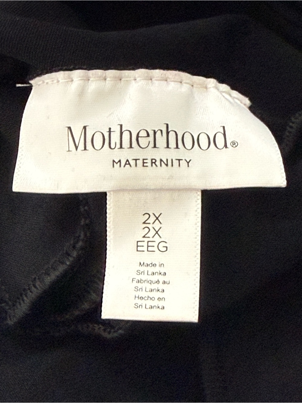 Motherhood Maternity Black Wide-Leg High-Waist Maternity Pants - Picture 12 of 14